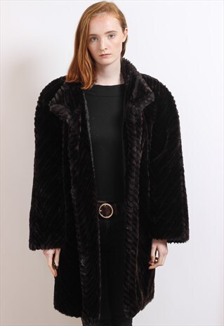 VINTAGE FAUX FUR JACKET