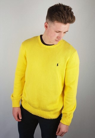 VINTAGE RALPH LAUREN KNITTED SWEATSHIRT JUMPER