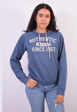 Vintage Kappa Sweatshirt Jumper Blue