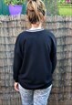 BLACK LUX SWEATSHIRT / LOUNGEWEAR