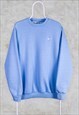 Vintage Baby Blue Nike Sweatshirt Embroidered Swoosh XL
