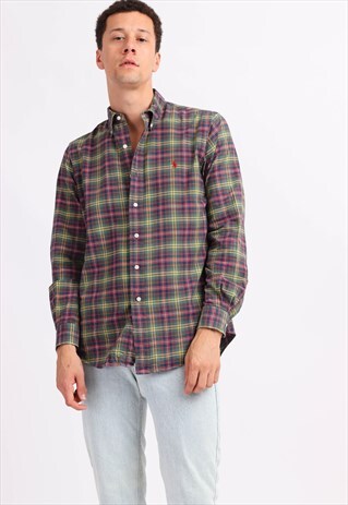 VINTAGE POLO RALPH LAUREN FLANNEL SHIRT