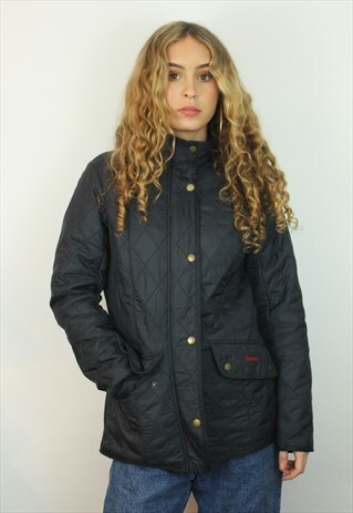 VINTAGE BARBOUR COAT, SIZE 10