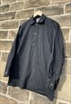 VINTAGE COTTON BLACK SHIRT LONG SLEEVED