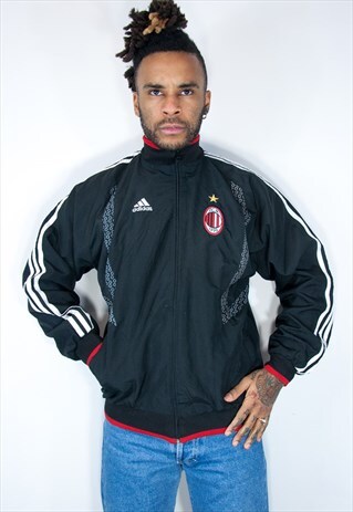 ADIDAS AC MILAN JACKET BLACK