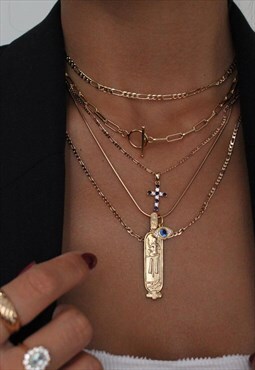 Egytian amulet necklace