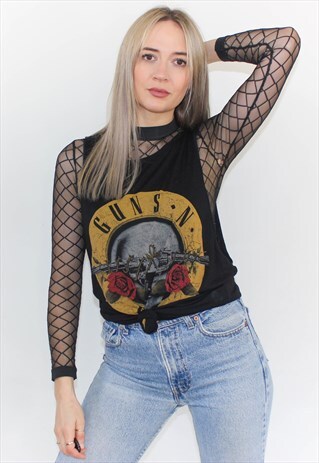 Y2K GUNS & ROSES ROCK BAND T-SHIRT
