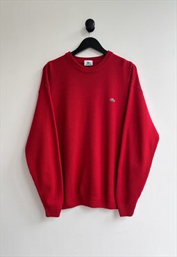 Vintage Lacoste Red Jumper Sweater