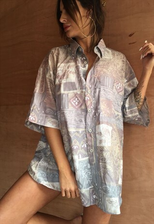 OVERSIZED RETRO 90S 80S VINTAGE UNISEX FESTIVAL SHIRT