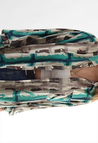 VINTAGE PATTERN SHIRT GSS1372