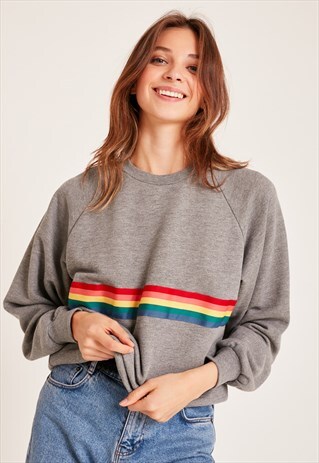 SUBDUED RAINBOW SWEATSHIRT
