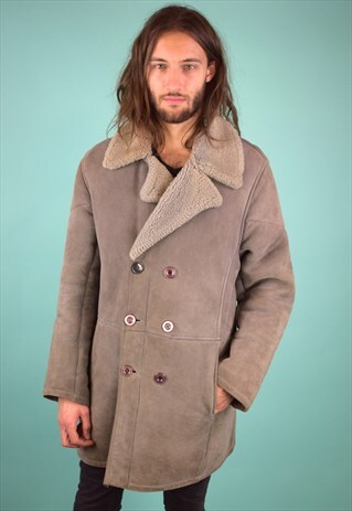 VINTAGE 90'S SHEARLING COAT