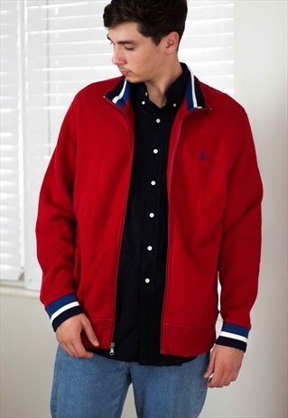 VINTAGE POLO RALPH LAUREN JACKET LOGO 90S XL 24.1