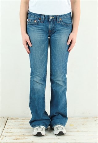 Bobby Bootcut Jeans Denim Pants Low Rise Trousers Zip Fly