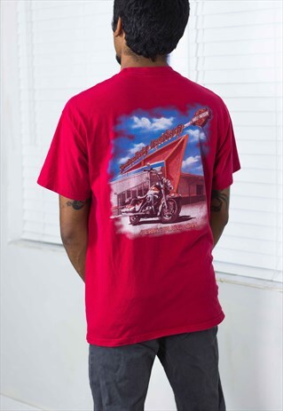 VINTAGE HARLEY DAVIDSON T-SHIRT LOGO 90S L 8.4