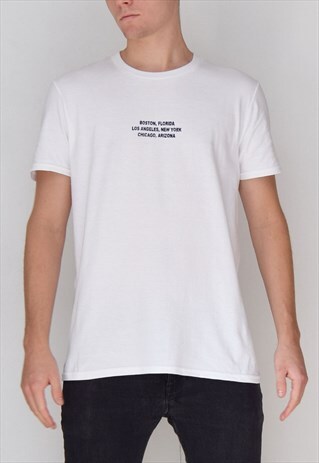 WHITE LOCATION (NAVY) T-SHIRT