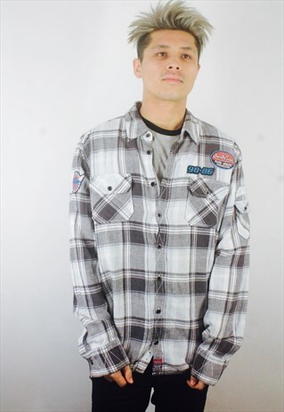 VINTAGE CHECK FLANNEL SHIRT