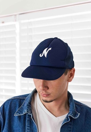 VINTAGE LETTER N TRUCKER CAP LOGO 90S ONE SIZE 2.0