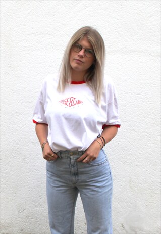 G&G RED RINGER DIAMOND TEE