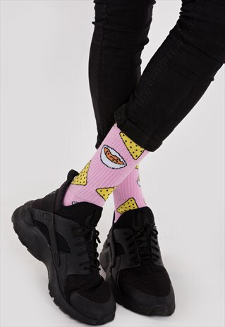 PINK TORTILLA SOCKS