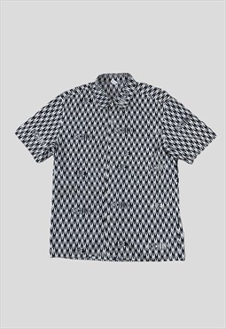Moschino Mare M Monogram Short Sleeve Shirt