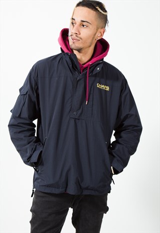 UNIQUE VINTAGE 80S RALPH LAUREN 1/4 ZIP JACKET /S3713
