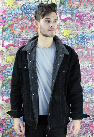 LEVI'S 80S SHERPA FLEECE LINED VINTAGE DENIM JACKET.
