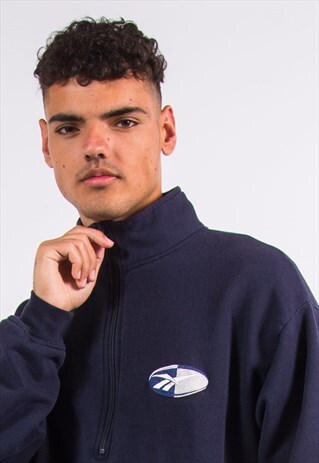 VINTAGE REEBOK 1/4 ZIP SWEATSHIRT