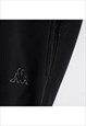 VINTAGE KAPPA BLACK TRACKSUIT BOTTOMS WOMENS