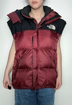 The North Face Nupuste 800 vintage 90s gilet puffer jacket