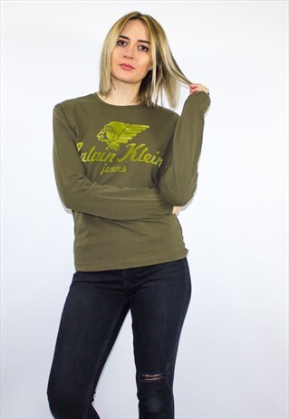 RETRO CALVIN KELIN LOGO SWEATSHIRT / TOP