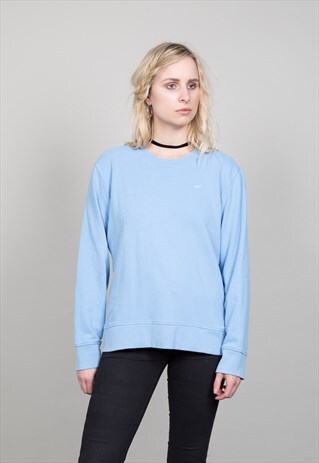BABY BLUE NIKE OVERSIZED VINTAGE 90'S SWEATER