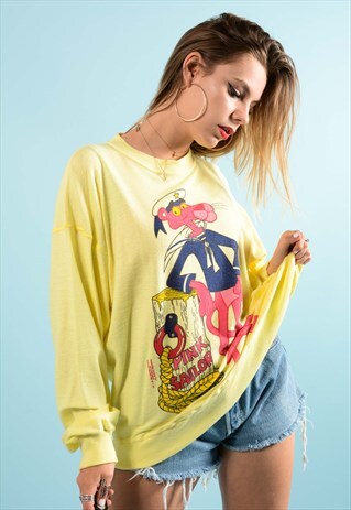VINTAGE PINK PANTHER SWEATSHIRT