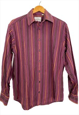 Yves saint Laurent vintage striped shirt for men, Size M