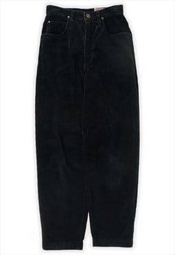 Vintage Wrangler Black Corduroy Trousers Womens