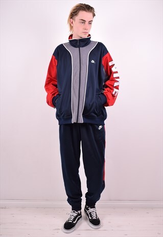 NIKE MENS VINTAGE FULL TRACKSUIT LARGE MULTI 90S