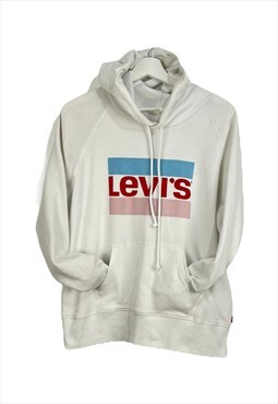 Vintage Levi's Hoodie in White XS