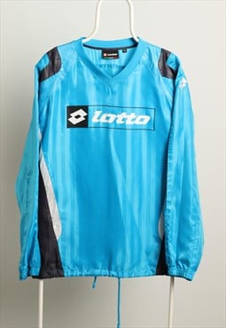 Vintage Lotto Logo Jersey Top Blue