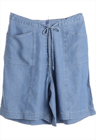 1990S LIGHT WASH DENIM SHORTS - W28