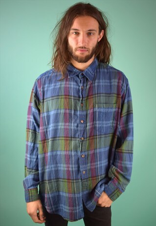 VINTAGE 90'S CHECKED SHIRT