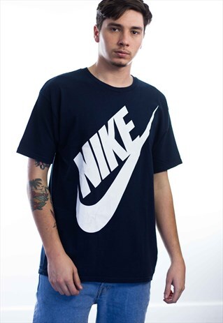 VINTAGE NIKE LOGO T-SHIRT 90S L 8.2