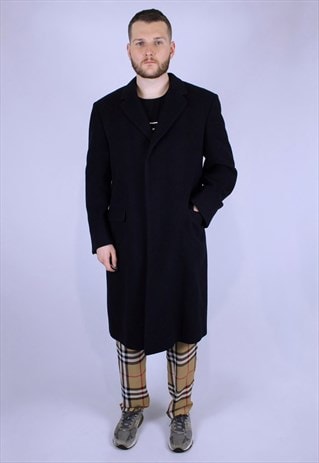 burberry black coat