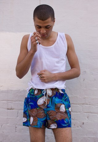 PRINTED SWIM SHORTS