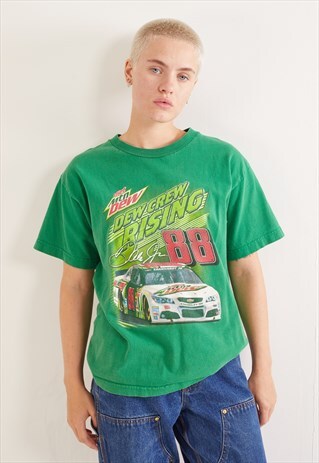 VINTAGE NASCAR T-SHIRT GREEN