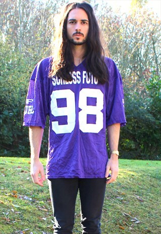VINTAGE 90S AMERICAN FOOTBALL JERSEY - LARGE/XL MADE IN USA