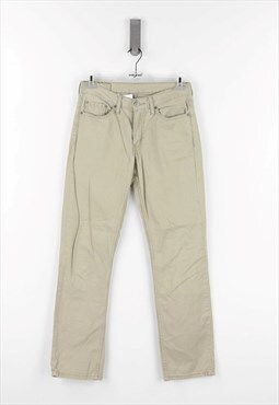 Levi's 514 High Waist Jeans in Beige Denim - W30 - L32