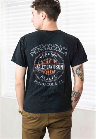 VINTAGE HARLEY-DAVIDSON T-SHIRT LOGO 90S M 7.5