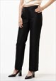 VERSUS VERSACE BLACK HIGH WAISTED WOMAN TROUSERS 4333
