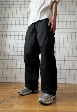 Vintage NIKE ACG Cargo Pants Shell Trousers 90s Black