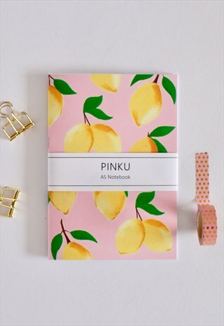 SUMMER LEMON A5 NOTEBOOK